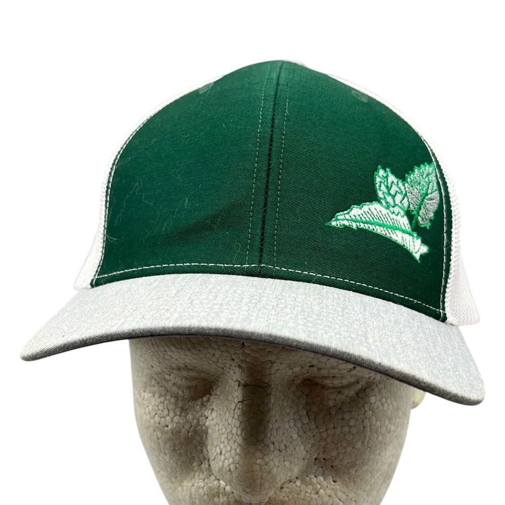 Twin Leaf Brewery Trucker Hat Mens OSFM Mesh Back Snapback Craft Beer Cap